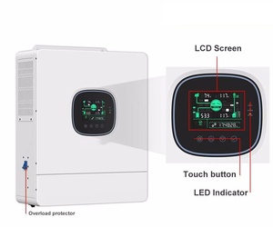 All in <strong>One</strong> Hybrid <strong>Parallel</strong> to 120/240v Split Phase 5kw 5kva Srne Built in MPPT 100A Single Phase 110v 48v Solar Inverter - Product Image 6