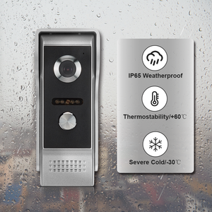 Sistema de intercomunicación de vídeo inteligente WiFi, pantalla táctil de 7 pulgadas con cámara de timbre impermeable de 1080P, sistema de intercomunicación de videoportero - Product Image 3