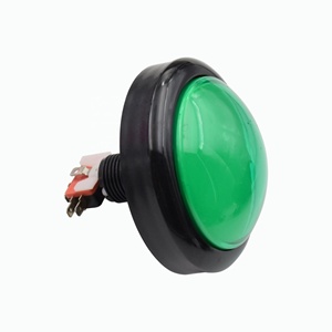 High Quality 100mm Big Round Illuminated <strong>LED</strong> <strong>Push</strong> <strong>Button</strong> <strong>Switch</strong> for Arcade Game Machine - Product Image 1