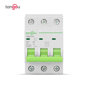 TONGOU TOMC3-63 AC CカーブMCB電気ミニ回路ブレーカーオーバーロードプロテクター - Product Image 5
