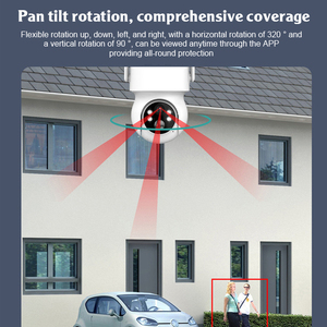 KERUI 4MP WIFI Solar Panel Camera CCTV Surveillance Outdoor <strong>Wireless</strong> Solar Home Security IP Camera PTZ <strong>Network</strong> Camera - Product Image 6
