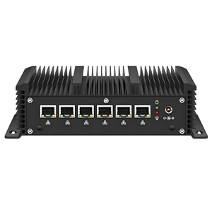电脑英特尔第四/第六/第十二/第十三代16G DDR3L 4 5 COM 2 LAN Win10 Linux WiFi 5双LAN双COM无风扇迷你电脑工业电脑