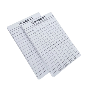 Bloc de notas personalizado impreso personalizado A5 A6 tamaño de papel almohadilla de puntuación hoja de puntuación para registros de juegos de cartas - Product Image 3