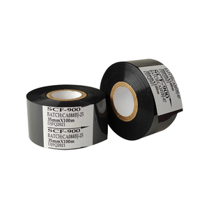 SCF900 Preto 30mm/35mm <span class=keywords><strong>Hot</strong></span> Stamping Ribbons Compatível para Impressora <span class=keywords><strong>Hot</strong></span> Stamping