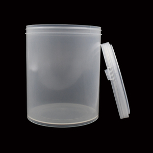 Wholesale and Custom Food Grade Clear 250ml 500ml 1000ml Food Storage Plastic PP <strong>Jar</strong> with Pull-Ring Caps Lids for Cookie Storage - Product Image 5