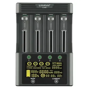 מטען הסוללה Lii-600 liitokala li-ion <span class=keywords><strong>3.7v</strong></span> ו-nimh 1.2v מתאים 18650 26650 21700 26700 aa + 12v5a מתאם - Product Image 2