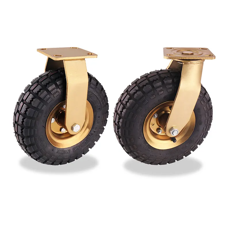 10 inch hollow dolly wheelbarrow beach cart pu foam tire solid pneumatic rubber heavy duty caster wheel