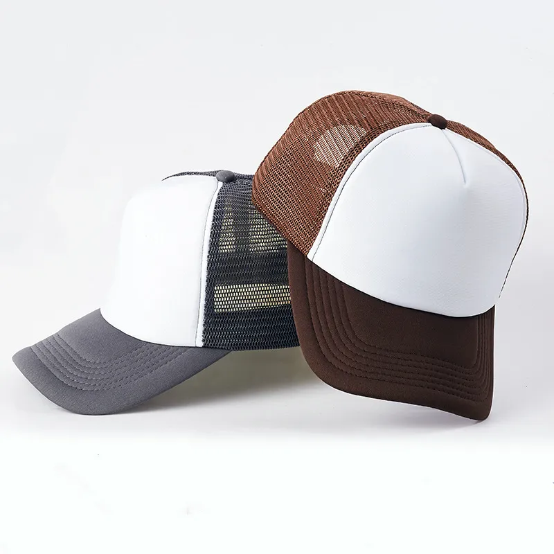 Topi bisbol luar ruangan pria dan wanita, topi ayah bordir Logo huruf 6 panel kualitas tinggi