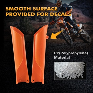KTM EXC300 EXC için NiceCNC SX SX SXF XC XCF EXC 125 200 250 300 350 400 450 500 2016-2022 alt çatal muhafızları kapak koruyucu - Product Image 3