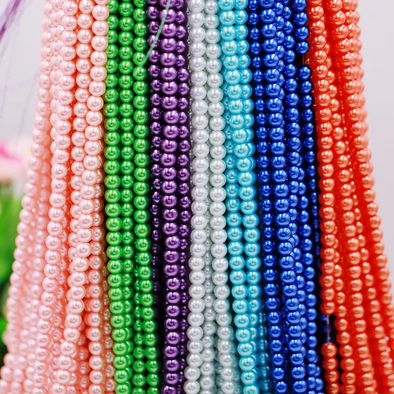 Factory Direct Sale Natural round Freshwater Pearl Jewelry Beads Loose 6mm 8mm 10mm 12mm Beads in Various Colors