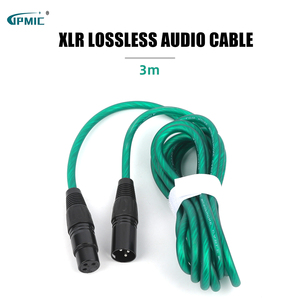 Línea Qanon Bus giratorio Línea de entrada/salida de audio KTV Cable de micrófono de audio XLR Macho a hembra Cable equilibrado XLR