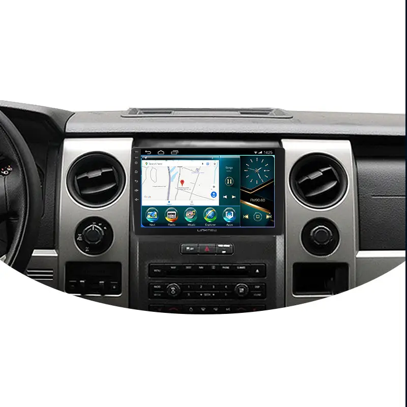 Nouveau design CPU 8 core 6 + 128G écran tactile lecteur dvd de voiture lecteur vidéo multimédia pour Raptor 2009 - 2014