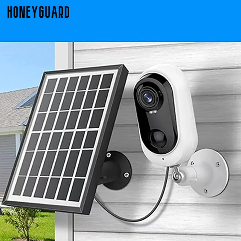 Kablosuz WIFI güneş kamera CCTV ev akıllı güvenlik izleme IP kamera De gözetim akıllı kamera ile GÜNEŞ PANELI