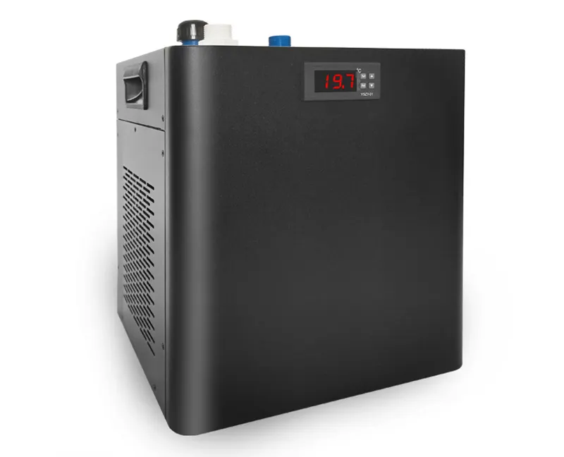 110V 1/2 HP serbatoio di acqua refrigeratore di raffreddamento ad acqua sistema di raffreddamento apparecchiature di raffreddamento con filtro e pompa raffreddare fino a 40F