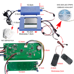 WISE Ledミラー調光器マルチタッチキーコントロールBluetoothスピーカーWIFI & 時間 & 温度センサースイッチ画面液晶 - Product Image 4