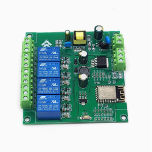 ワイヤレス制御12V/5V USBリレーモジュールWiFi 4チャンネルESP8266開発ボード電圧モニタリングリレー - Product Image 2