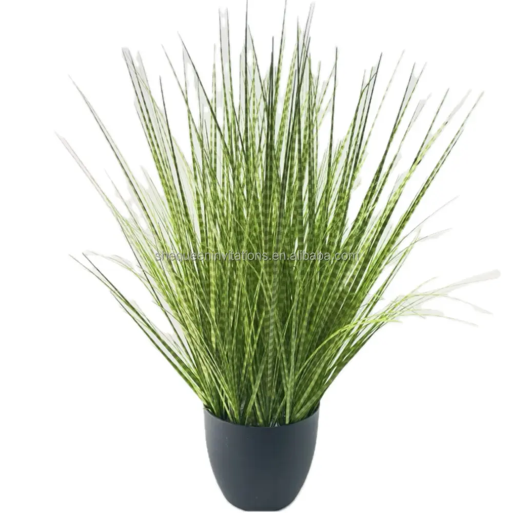 High quality artificial ornamental plants Interior decoration plastic artificial onion grass reed grass