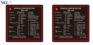 Detector de bucle de vehículo PD132 Detector de vehículo de freno de un solo carril Sensor de detector de tierra universal