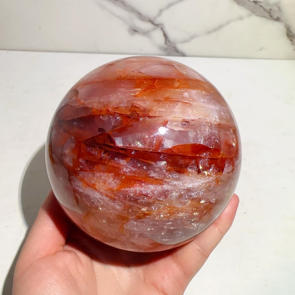 fire quartz ball