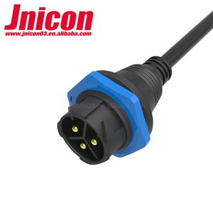 Jnicon M25 <span class=keywords><strong>L</strong></span>连接器公母IP67防水圆形连接器50A电线电缆最大大功率插头插座