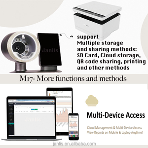 Интеллектуальный анализатор кожи лица 3D Magic Tester с 10 спектрами, фотокамерой, 18 функциями анализа, сканером акне и распознаванием лица - Product Image 3