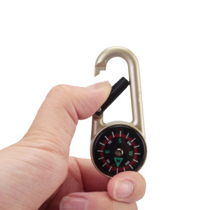 Xách tay đa chức năng Kẽm hợp kim <span class=keywords><strong>Carabiner</strong></span> hải lý la bàn Keychain cho các hoạt động ngoài trời-tăng trại du lịch leo lên - Product Image 5