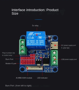 BL602 Einzel relais modul WIFI + BLE IoT Development Board WB2-01M