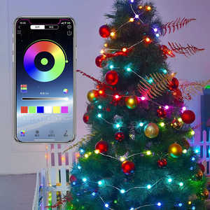 トゥインクルスマートクリスマスLEDミニストリングライト銅妖精RGBピクセルLEDストリングライト防水屋外 - Product Image 2