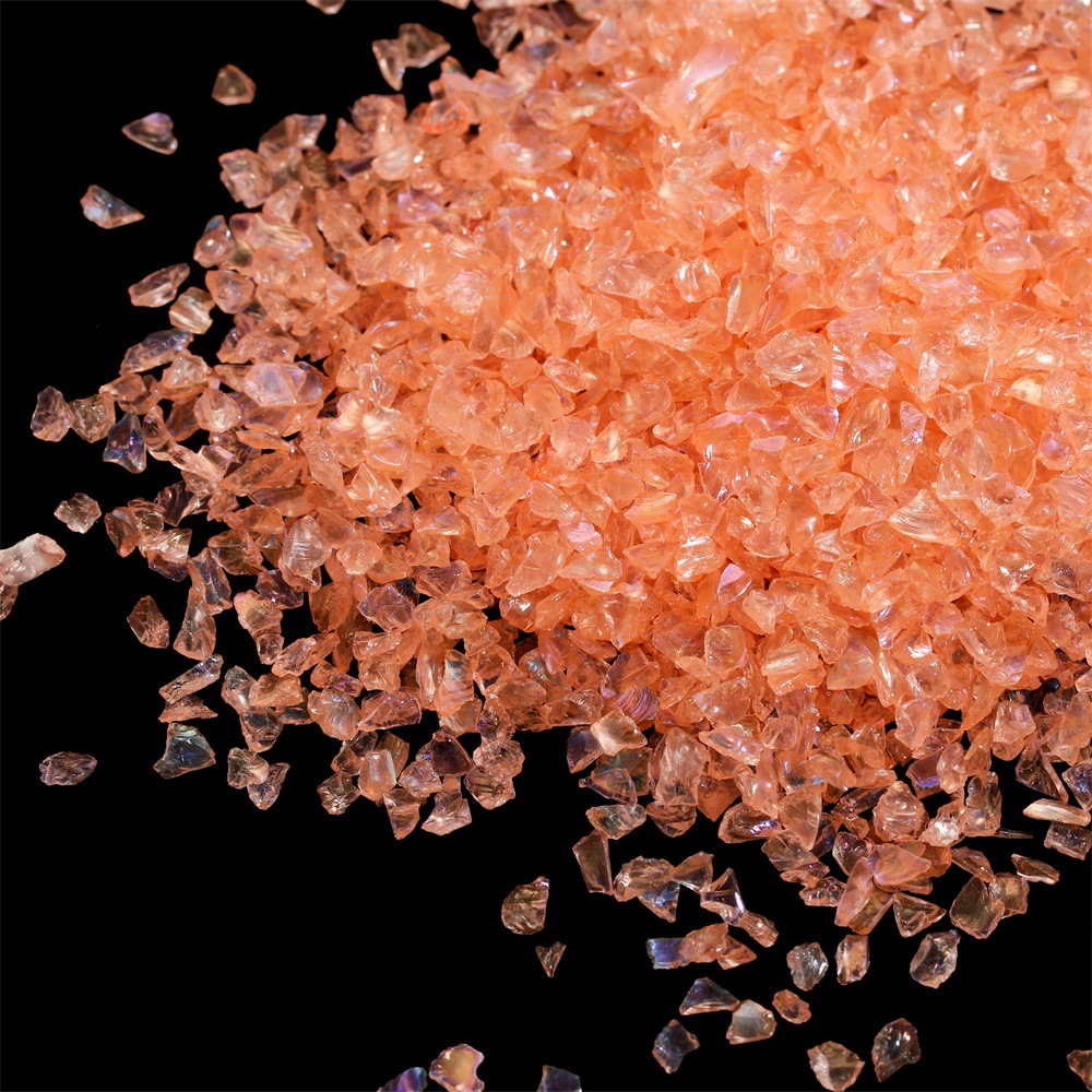 Verre gravier-orange