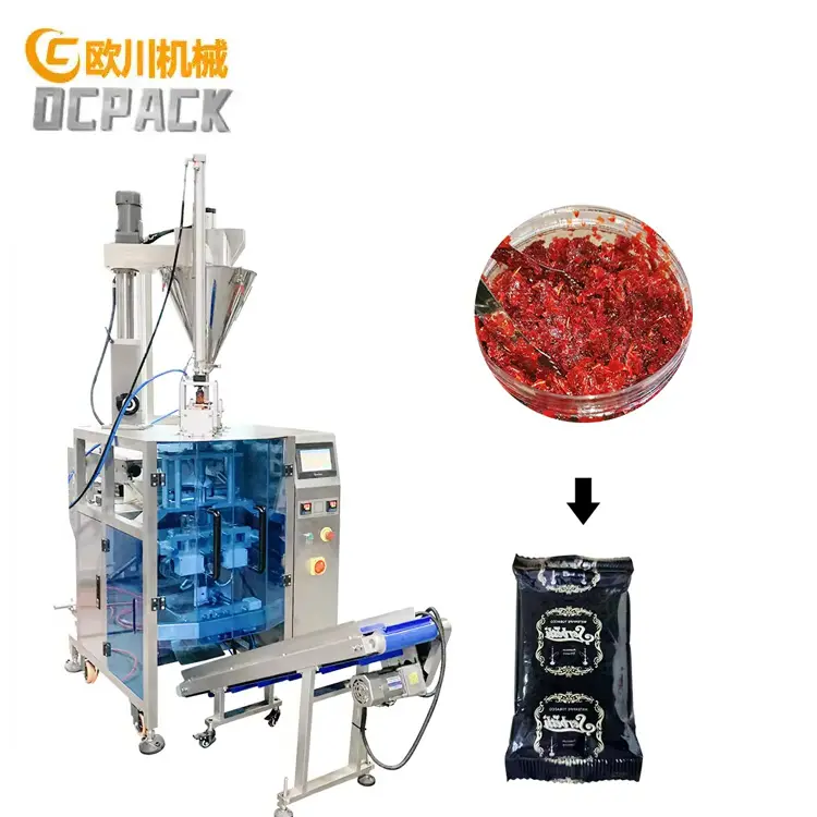 Machine d'emballage de saveur de narguilé à grande vitesse 50g 100g 150g shisha