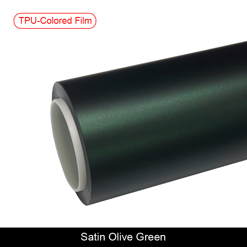 Vert olive satiné