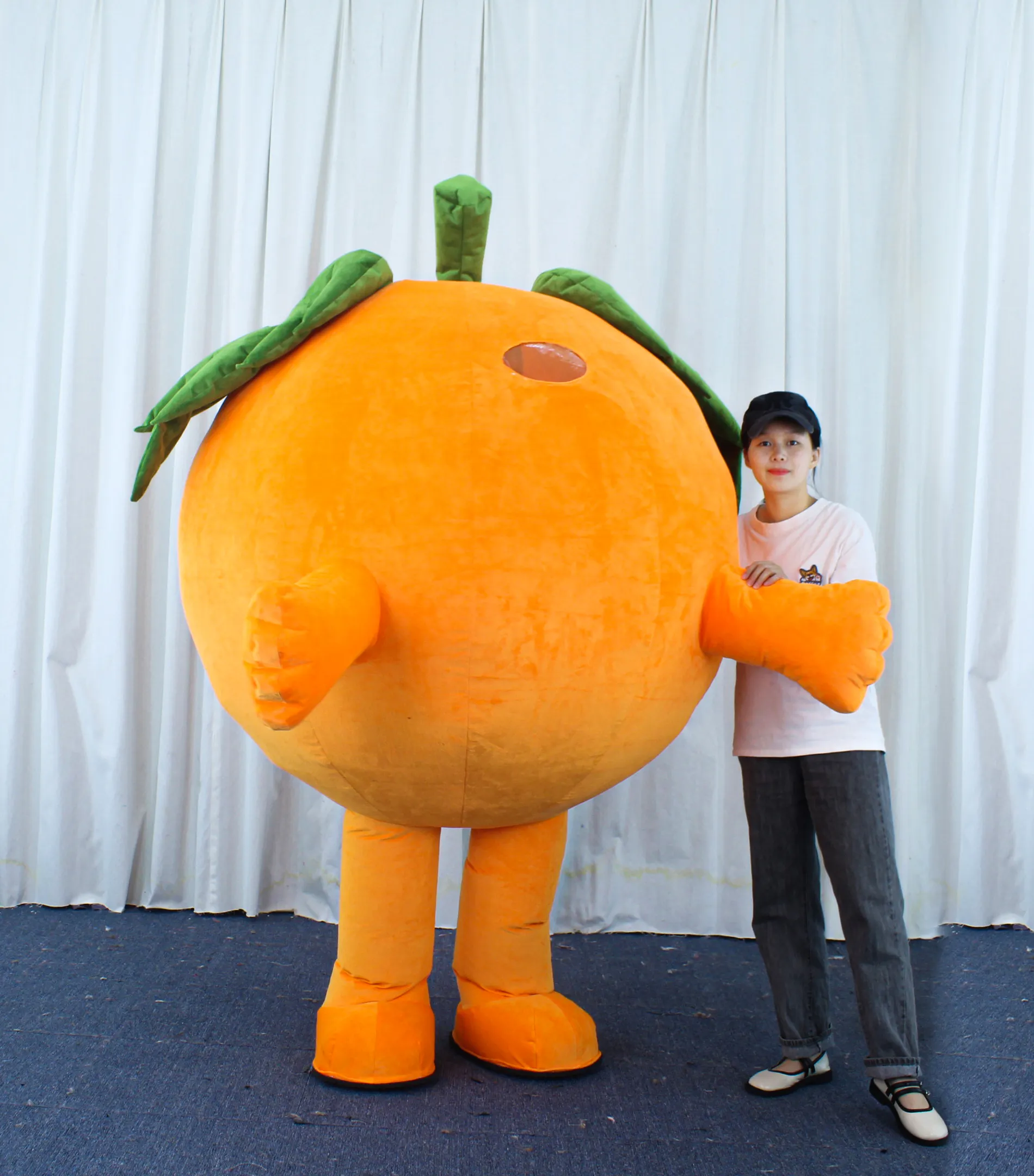 inflatable tangerinr orange costume fruit Mascot Costume for adult cosplay