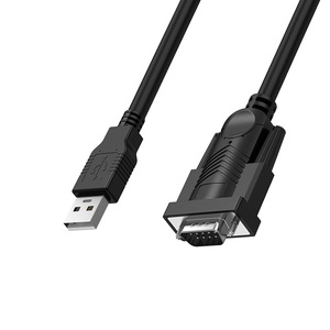 <strong>USB</strong> to RS232 Universal <strong>Serial</strong> Port Cable DB9 Pin COM Debugging Cable for Computer PLC Cutting Plotter Communication Data Cable - Product Image 1