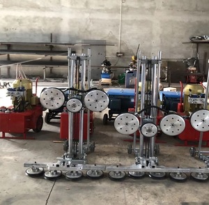 High Power Hydraulic Reinforced Concrete Block Cutting Machine Stone Cutting Wire <strong>Saw</strong> With Engine Motor Core For Granite Sawing