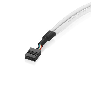 Bochara MotherBoard 9pin <strong>Header</strong> to <strong>2</strong> Ports <strong>USB</strong> <strong>2</strong>.<strong>0</strong> Female Cable Back PCI Panel Bracket for Desktop Computer - Product Image 4