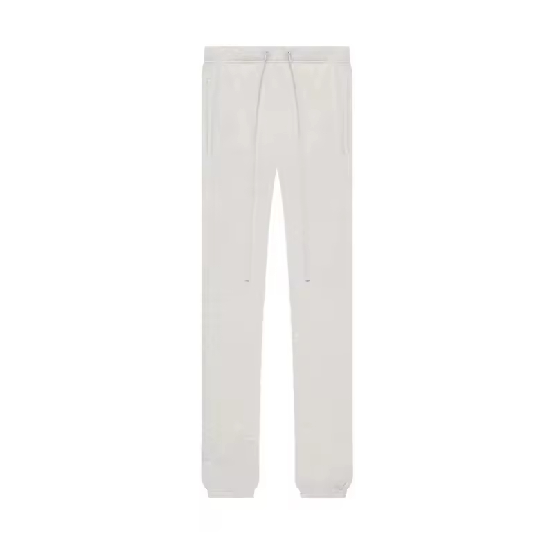 Pantalones de avena clara con puños