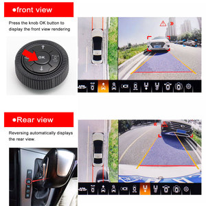Smartour 4K AHD 1080P 4侧AI 3D汽车360度摄像机鸟瞰系统环视汽车摄像机无线遥控 - Product Image 4
