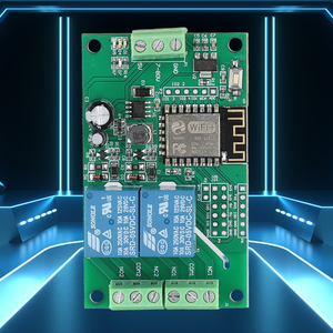 ESP8266 WIFI-Relais platine Zweikanal-Switch-Controller-Platine DC 5V 10A ESP-12F Entwicklungs platine basierend auf Arduino - Product Image 2
