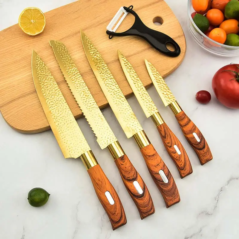 Professional custom German stainless steel chef cooking kitchen knife set kitchen knife gift box