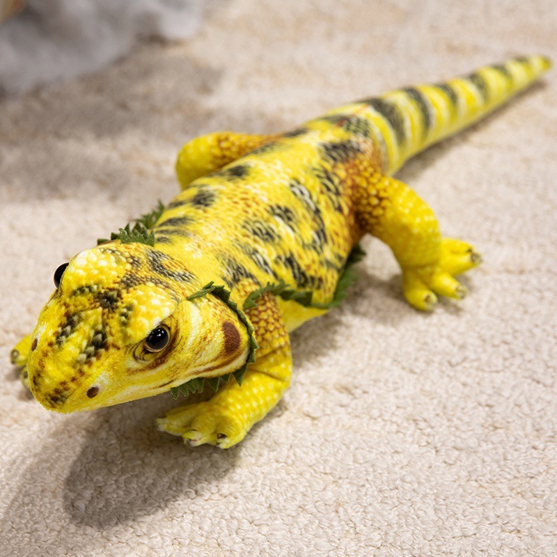 Lagarto de simulación - marrón amarillento