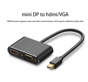 适用于迷你DP/迅雷接口的全新最新迷你DP至VGA转换适配器二合一转换器 - Product Image 4