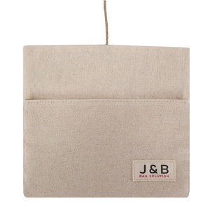 100% Eco-friendly Natrual Linen Material Flat Flap <strong>Pouch</strong> Document A4 Size Organizer Envelop File Packet With Jute String Close Eco - Product Image 2