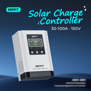 30A-100A GT Solar MPK Model 12V/24V/36V/48V AutoMPPT Solar Charge Controller Max PV Input 150V with <strong>LCD</strong> <strong>Display</strong> - Product Image 2