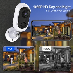 内置麦克风CMOS传感器的高清1080P WIFI电池IP摄像机 - Product Image 4