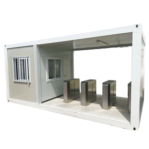 Edificio de almacenamiento prefabricado de alto rendimiento, casa contenedor de paquete plano apilable, casa contenedor de 2 pisos - Product Image 1