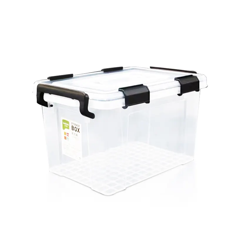 20L airtightness transparent box clothing food clear pp plastic storage boxes for homewares