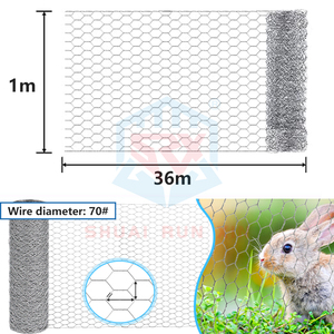 Rete metallica esagonale galvanizzata alta Anti-ruggine 8ft per allevamenti di polli - Product Image 2