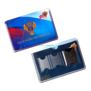 Phổ biến thường xuyên chủ thẻ, <span class=keywords><strong>Micro</strong></span> và Nano <span class=keywords><strong>Sim</strong></span> chủ thẻ với kim loại Pin L Pin in ấn PVC Hàn thời trang trong suốt HR - Product Image 6