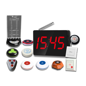 Number Led Display Sign Board Restaurant Waiter Calling SystemWireless <strong>Call</strong> Host Voice Number Caller Service Bell - Product Image 1