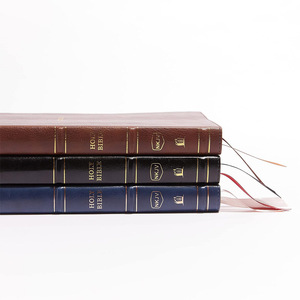 Vintage Linen Cover Custom <strong>Bible</strong> Printing <strong>Bible</strong> Study Journal with Gold Edges - Product Image 2